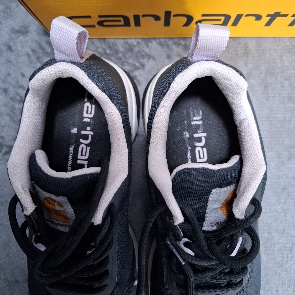Carhartt Women's Work Shoes Sneakers in Black and Light Pink Safety Toe Size 6 - Picture 7 of 12